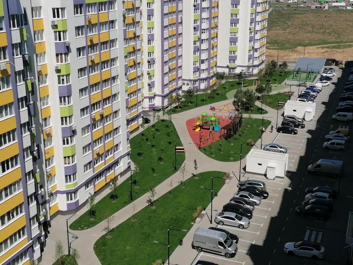 0157 Сучасні Нові Апартаменти Жк Щасливий 키예프 외부 사진
